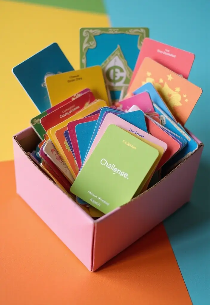 26 Romantic and Creative Valentine's Box Ideas - 22. The Couples Challenge Box