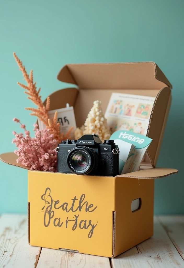 26 Romantic and Creative Valentine's Box Ideas - 25. The Photography Box
