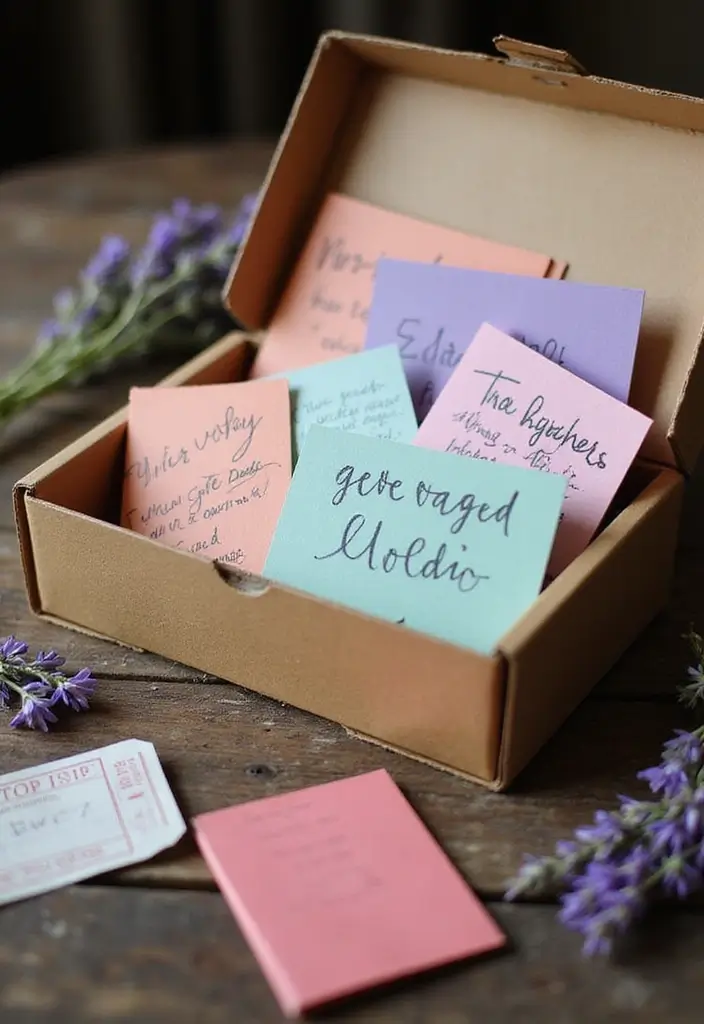 26 Romantic and Creative Valentine's Box Ideas - 3. Date Night Ideas Box