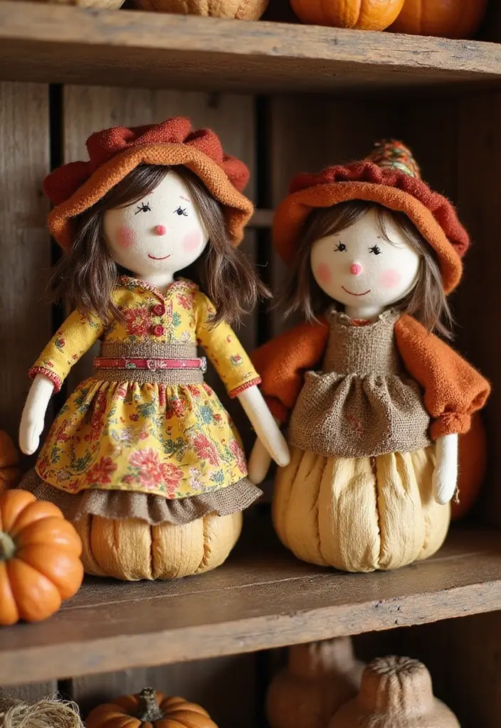 26 September Craft Ideas That Celebrate The Season Creatively - 17. Crafty Corn Husk Dolls