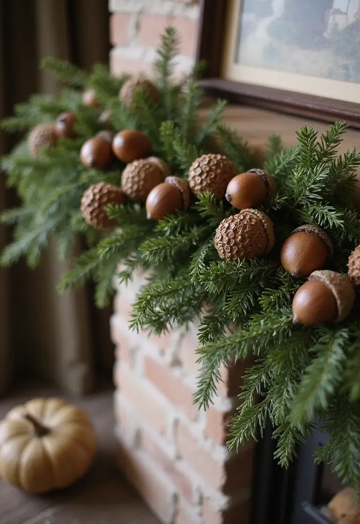 26 September Craft Ideas That Celebrate The Season Creatively - 6. Acorn and Pinecone Garlands