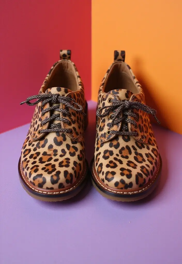26 Shoe Decoration Ideas That Turn Footwear Into Fun Statement Pieces - 11. Funky Animal Print Laces