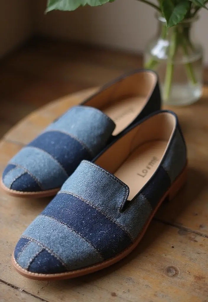 26 Shoe Decoration Ideas That Turn Footwear Into Fun Statement Pieces - 8. Upcycled Denim Touch