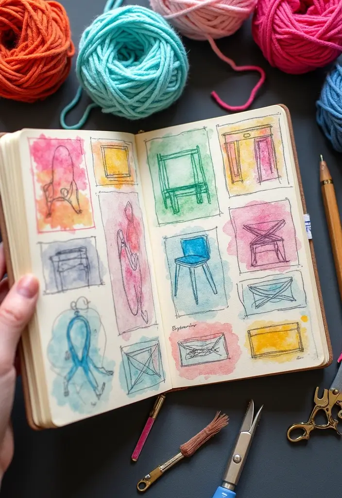 26 Small Journal Ideas That Are Portable, Cute, and Functional - 14. Crafting Journal