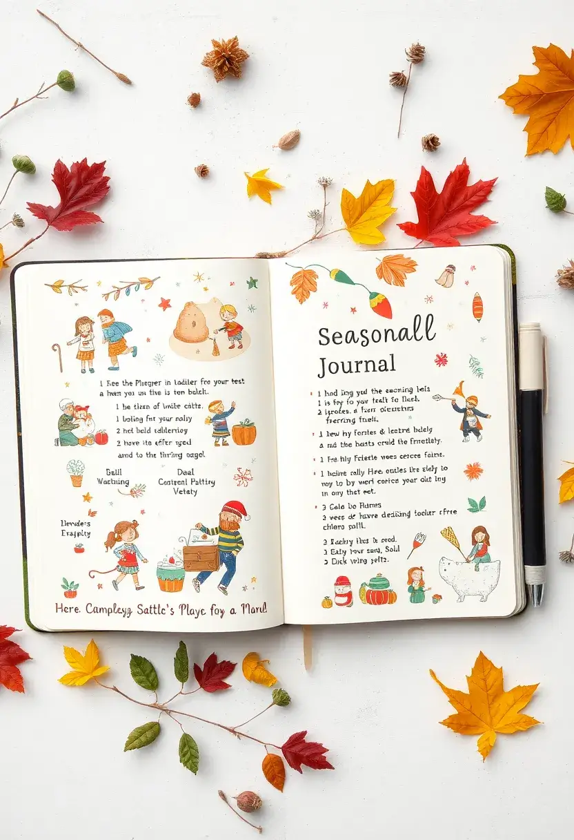 26 Small Journal Ideas That Are Portable, Cute, and Functional - 25. Seasonal Journal