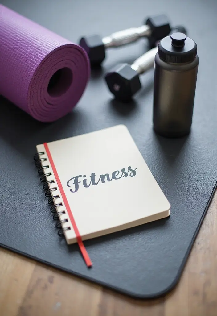 26 Small Journal Ideas That Are Portable, Cute, and Functional - 6. Fitness Journal