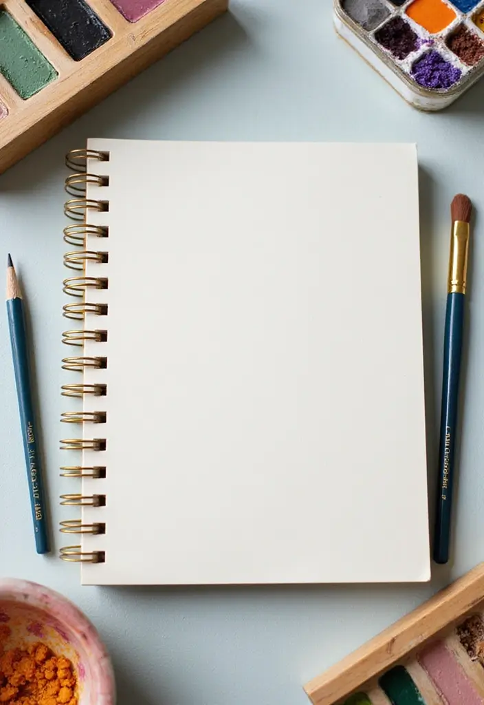 26 Small Journal Ideas That Are Portable, Cute, and Functional - 7. Sketchbook Journal