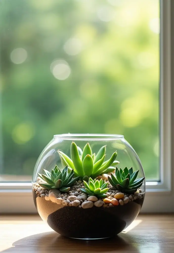 26 Spring Craft Ideas That Celebrate The Season Creatively - 12. Succulent Terrariums