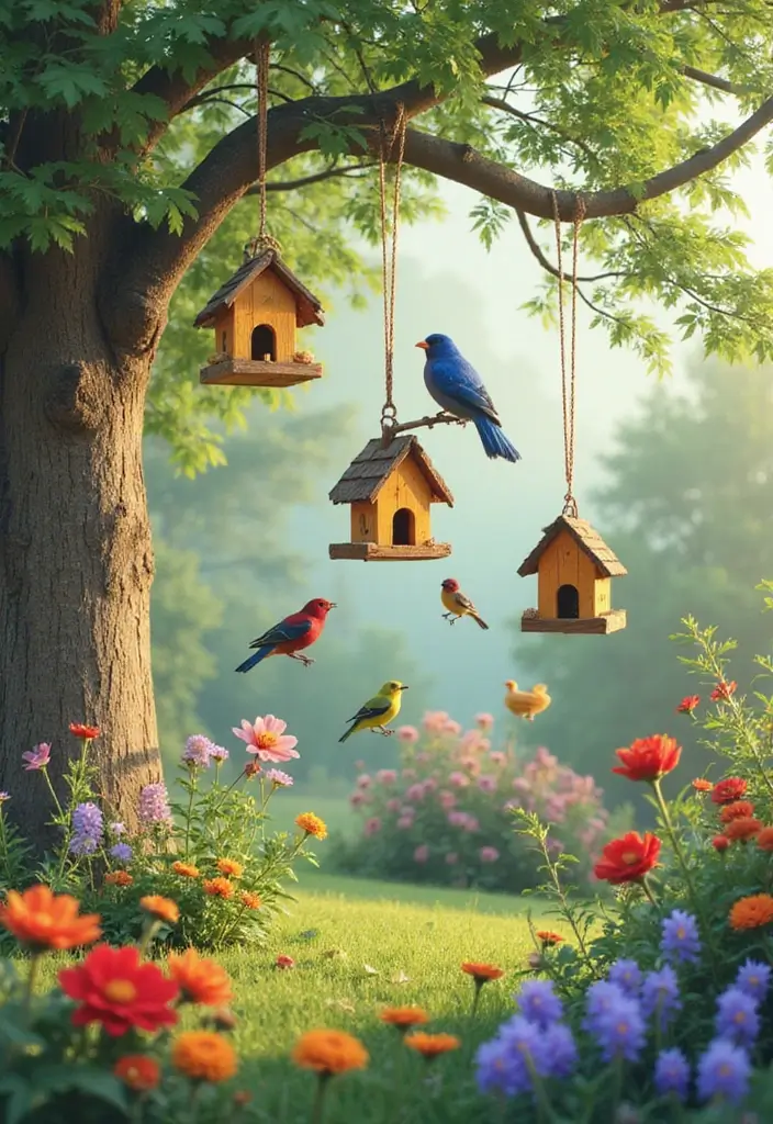 26 Spring Craft Ideas That Celebrate The Season Creatively - 13. DIY Bird Feeders