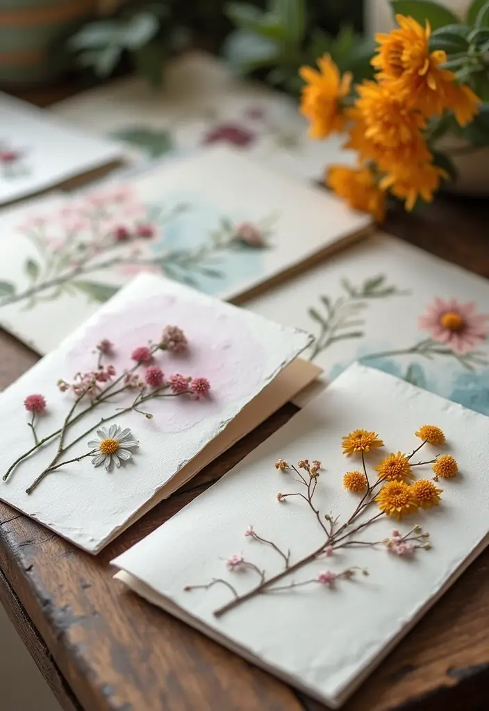 26 Spring Craft Ideas That Celebrate The Season Creatively - 17. Handmade Greeting Cards