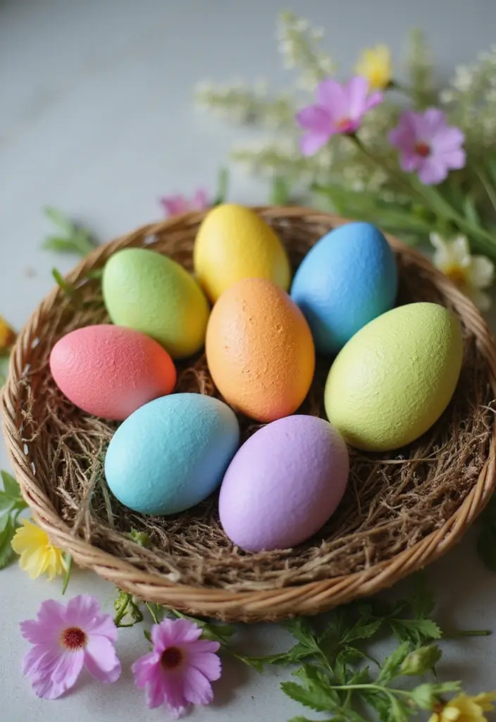26 Spring Craft Ideas That Celebrate The Season Creatively - 20. Paper Mache Decorative Eggs