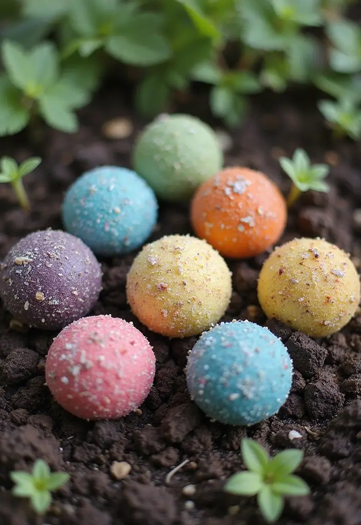 26 Spring Craft Ideas That Celebrate The Season Creatively - 6. Eco-Friendly Seed Bombs