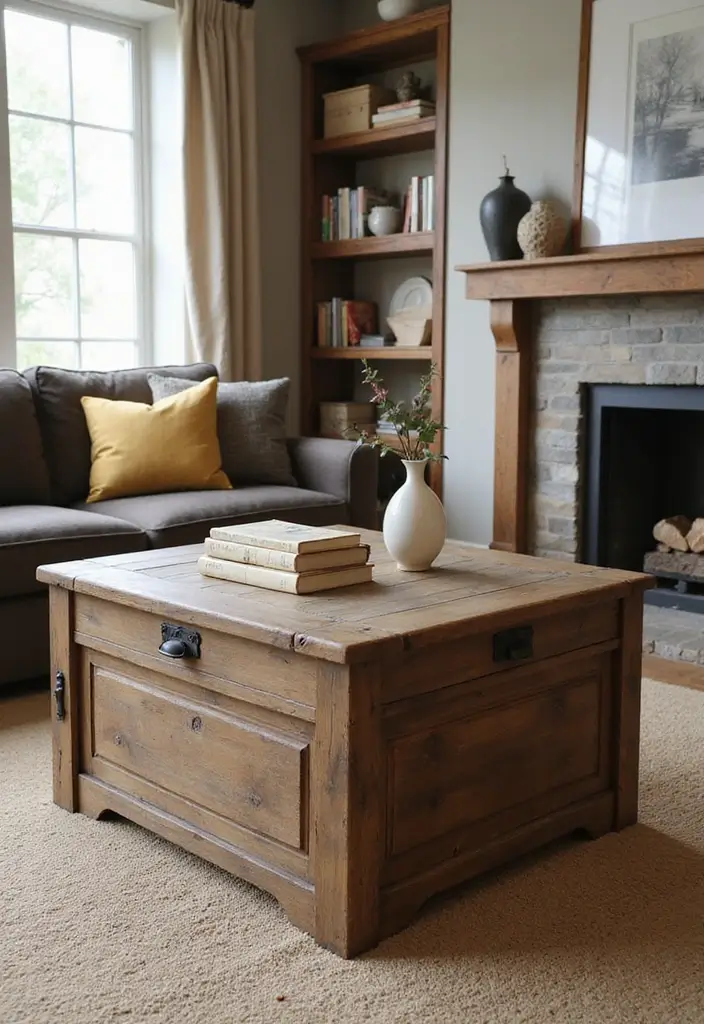 26 Waste Material Craft Ideas Creative That Inspire Reuse Projects - 1. Old Door to Chic Coffee Table
