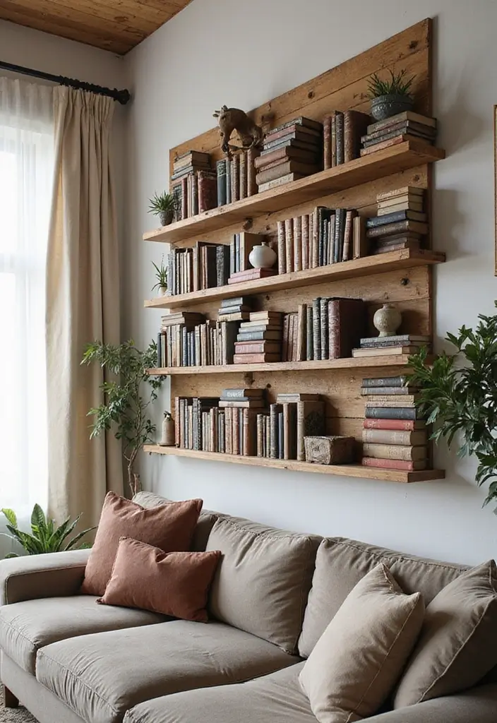 26 Waste Material Craft Ideas Creative That Inspire Reuse Projects - 17. Used Books to Decorative Shelves