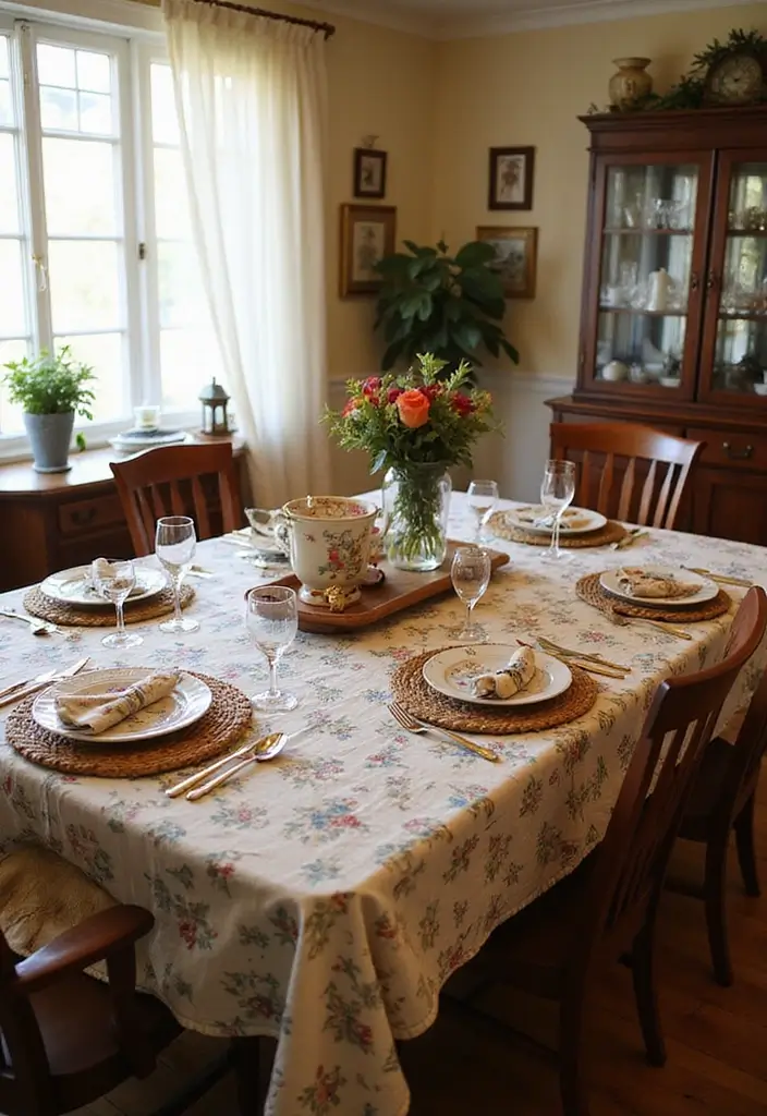 26 Waste Material Craft Ideas Creative That Inspire Reuse Projects - 22. Old Shower Curtain to Tablecloth