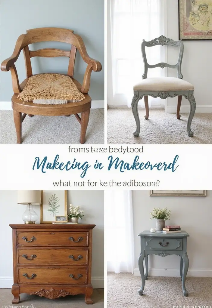 26 Waste Material Craft Ideas Creative That Inspire Reuse Projects - 7. Old Furniture to New Life