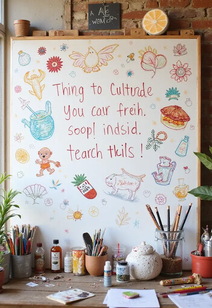 26 Whiteboard Decoration Ideas That Make Notes Fun and Colorful - 21. Cultural Celebrations Board