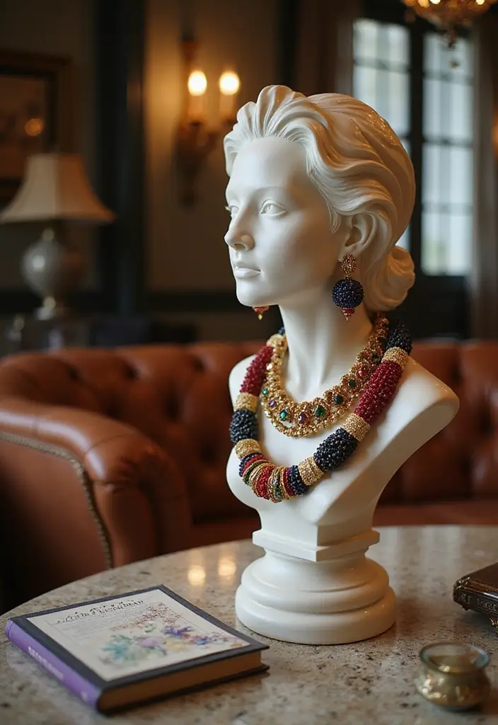 27 Bangle Decoration Ideas At Home That Make Jewelry Pop and Stylish - 19. Elegant Form Display 