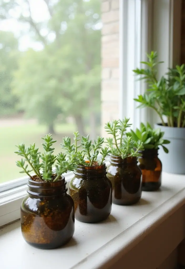 27 Bottle Craft Ideas That Upcycle Bottles Into Beautiful Projects 45 27 Bottle Craft Ideas That Upcycle Bottles Into Beautiful Projects - 9. Bottle Planters