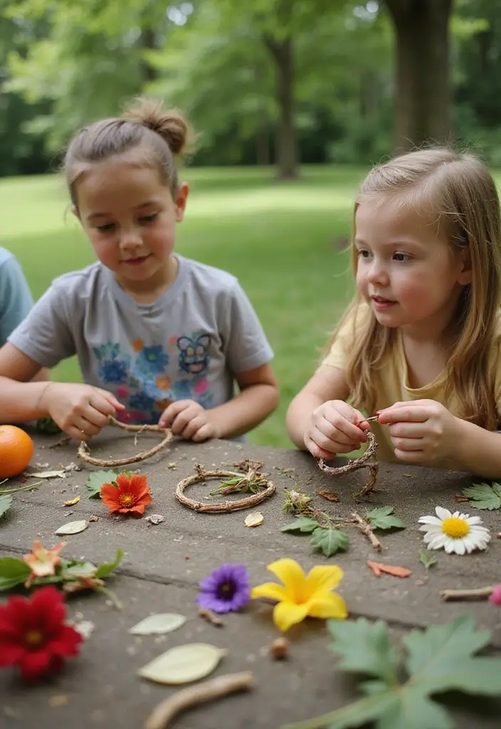 27 Camp Craft Ideas That Keep Kids Entertained Outdoors - 2. Nature Bracelets