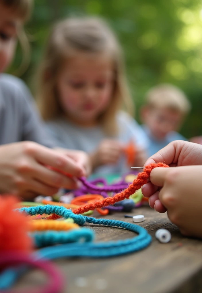 27 Camp Craft Ideas That Keep Kids Entertained Outdoors - 7. Friendship Bracelets