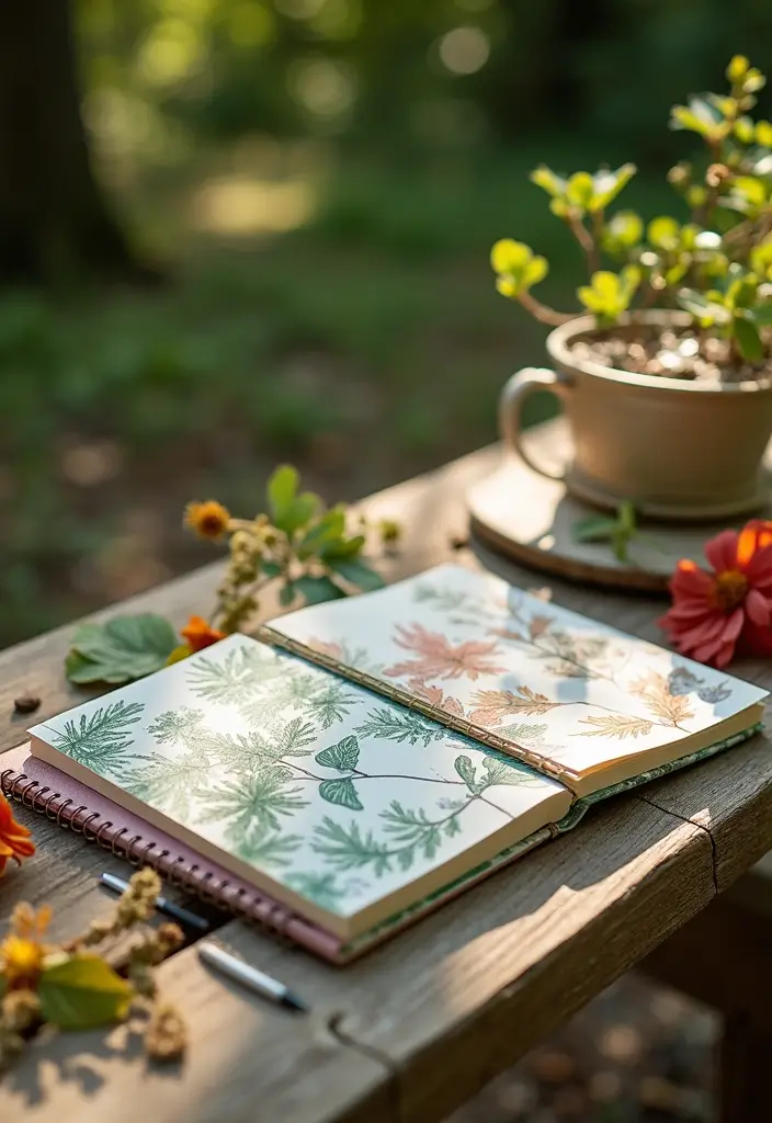 27 Camp Craft Ideas That Keep Kids Entertained Outdoors - 9. Nature Journals