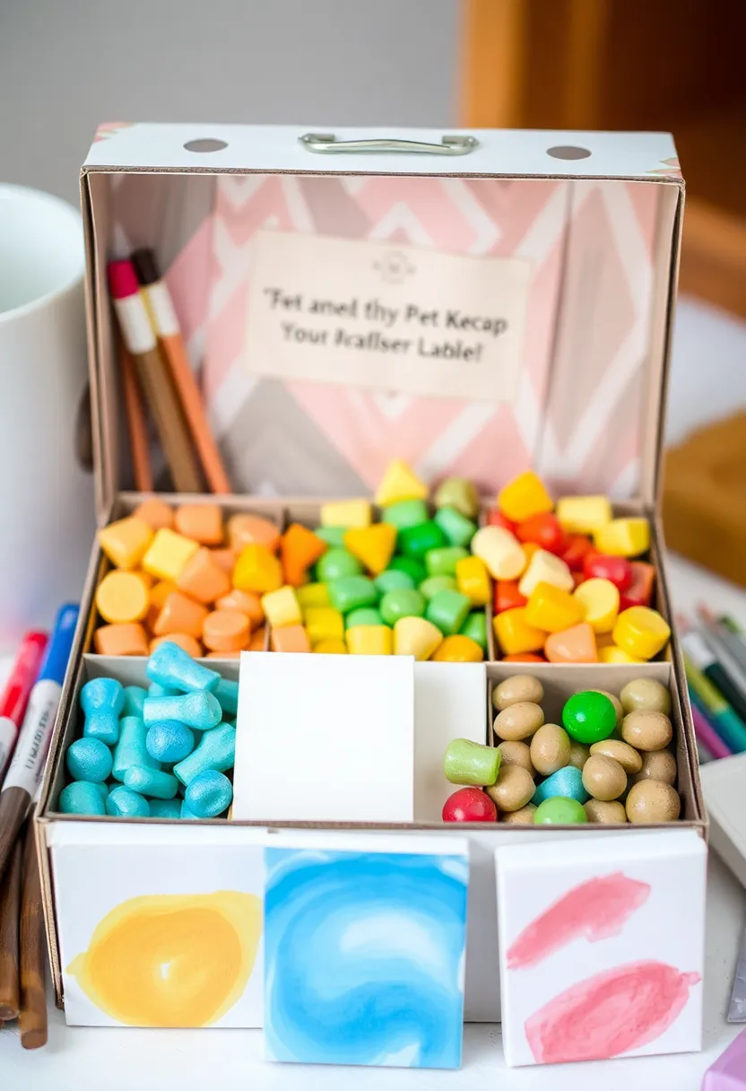 27 Candy Tackle Box Ideas That Make Treats Fun and Organized - 18. Artistic Candy Display Box
