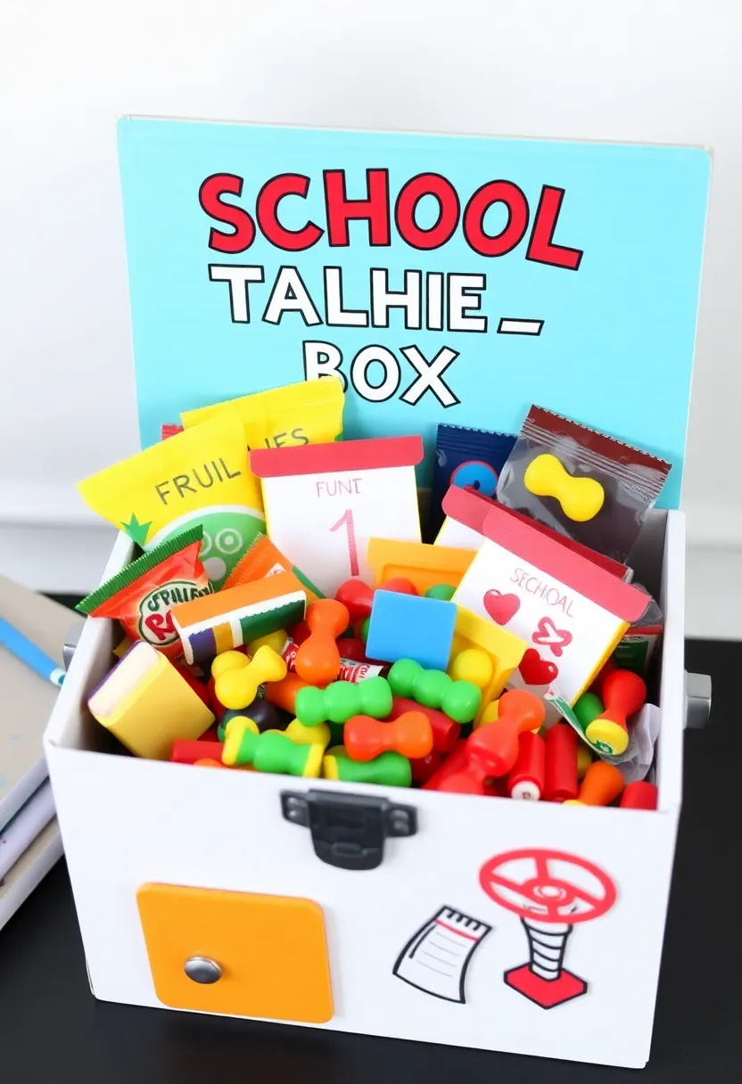 27 Candy Tackle Box Ideas That Make Treats Fun and Organized - 23. School Days Treats