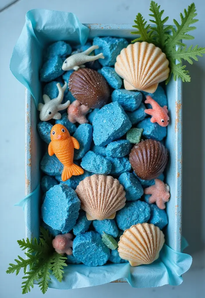 27 Candy Tackle Box Ideas That Make Treats Fun and Organized - 4. Under the Sea Adventure