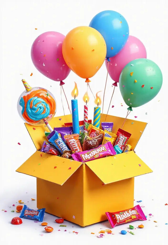 27 Candy Tackle Box Ideas That Make Treats Fun and Organized - 9. Birthday Blast Box