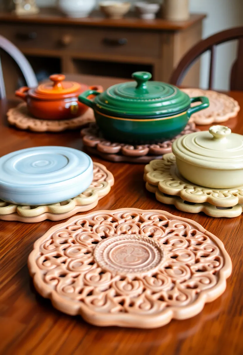 27 Clay Decoration Ideas That Inspire Crafting Fun and Creativity - 17. Clay Trivets