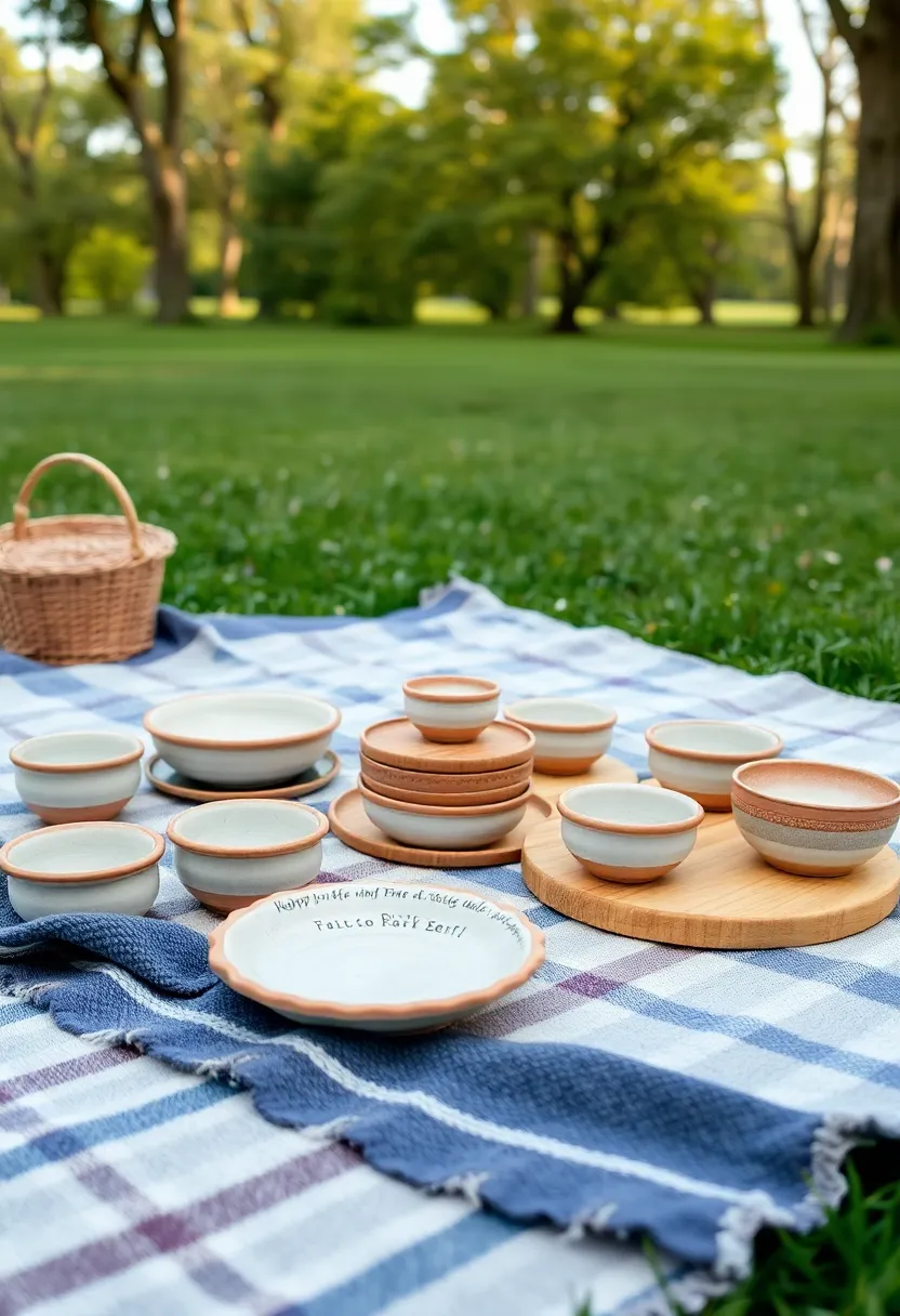 27 Clay Decoration Ideas That Inspire Crafting Fun and Creativity - 24. Clay Picnic Set
