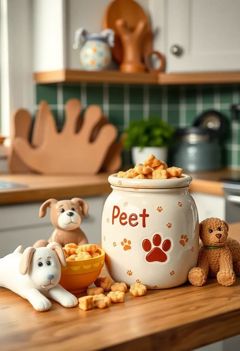 27 Clay Decoration Ideas That Inspire Crafting Fun and Creativity - 27. Clay Pet Treat Jar