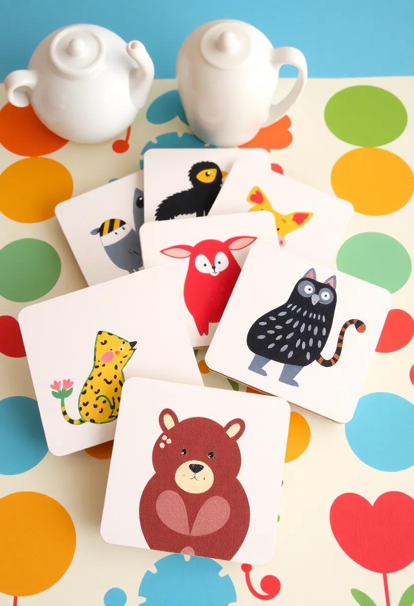 27 Coaster Painting Ideas That Are Fun Easy and Functional - 16. Whimsical Animal Designs