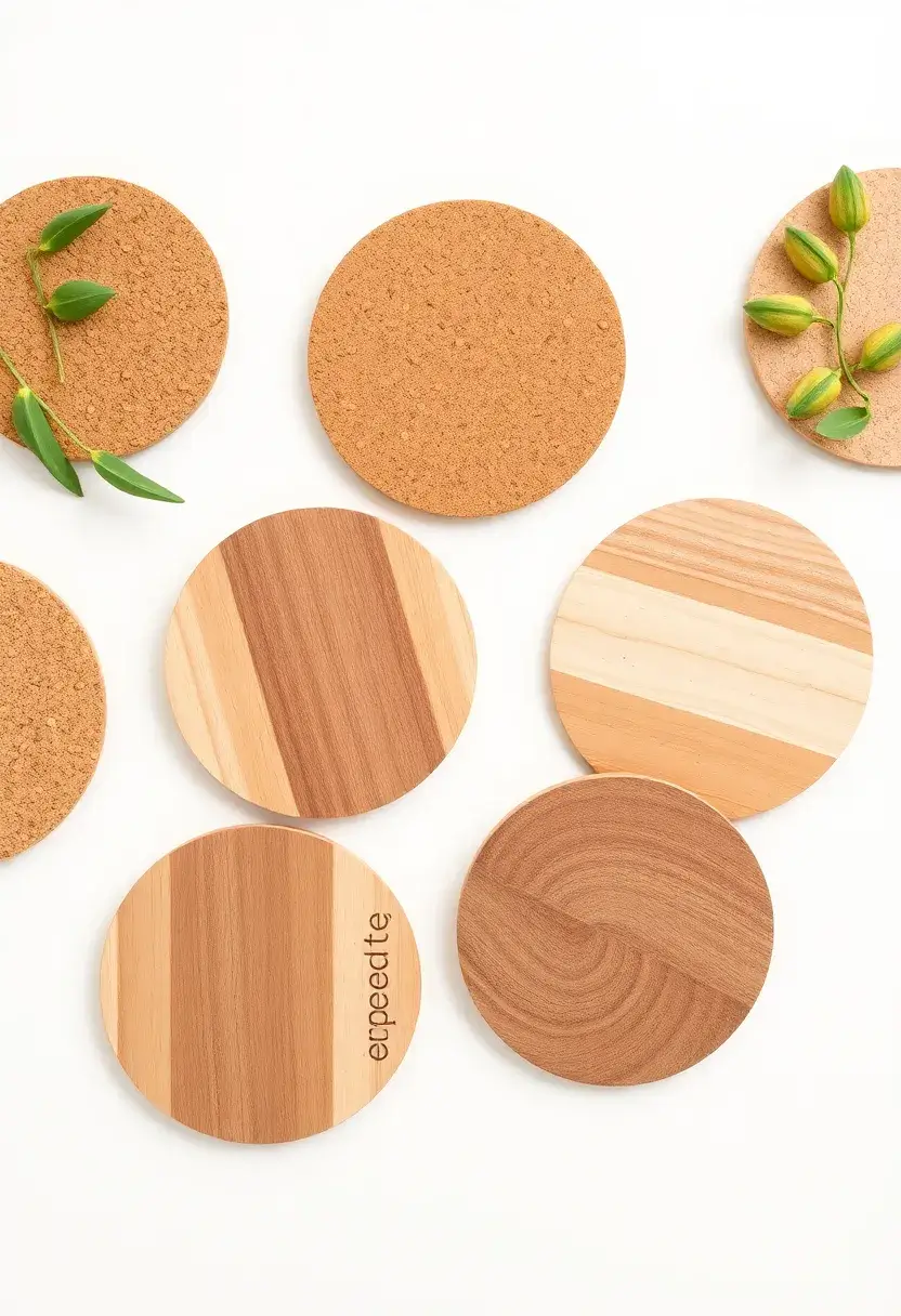 27 Coaster Painting Ideas That Are Fun Easy and Functional - 26. Eco-Friendly Materials