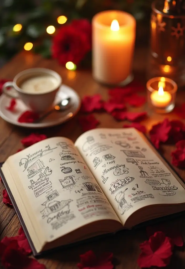 27 Couples Journal Ideas That Make Memories Together Fun and Meaningful - 18. Monthly Date Night Ideas