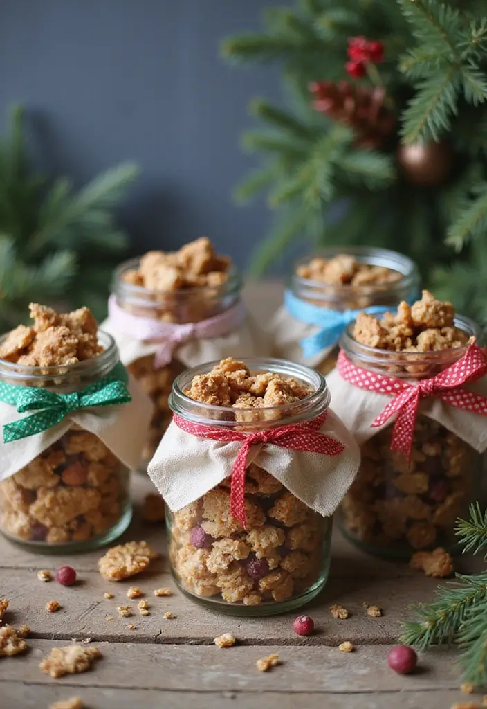27 Craft Ideas For Christmas Gifts That Are Thoughtful and Handmade - 20. Homemade Granola or Snack Mix