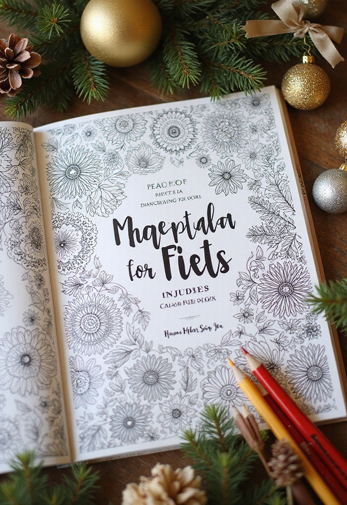 27 Craft Ideas For Christmas Gifts That Are Thoughtful and Handmade - 25. Hand-Drawn Coloring Books
