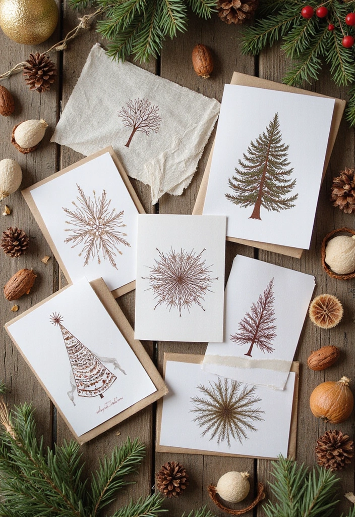 27 Craft Ideas For Christmas Gifts That Are Thoughtful and Handmade - 26. DIY Holiday Cards