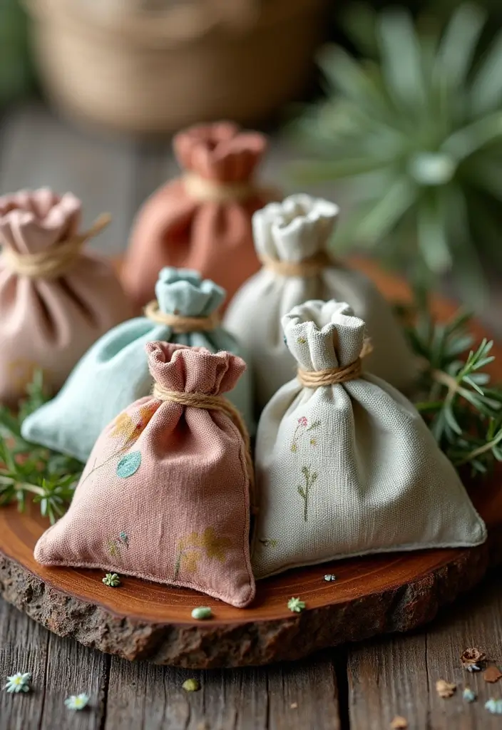 27 Craft Ideas For Christmas Gifts That Are Thoughtful and Handmade - 3. Natural Herb Sachets