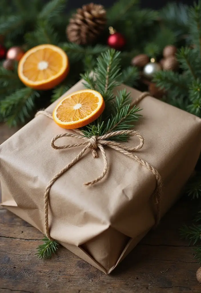 27 Craft Ideas For Christmas Gifts That Are Thoughtful and Handmade - 6. Eco-Friendly Gift Wrap