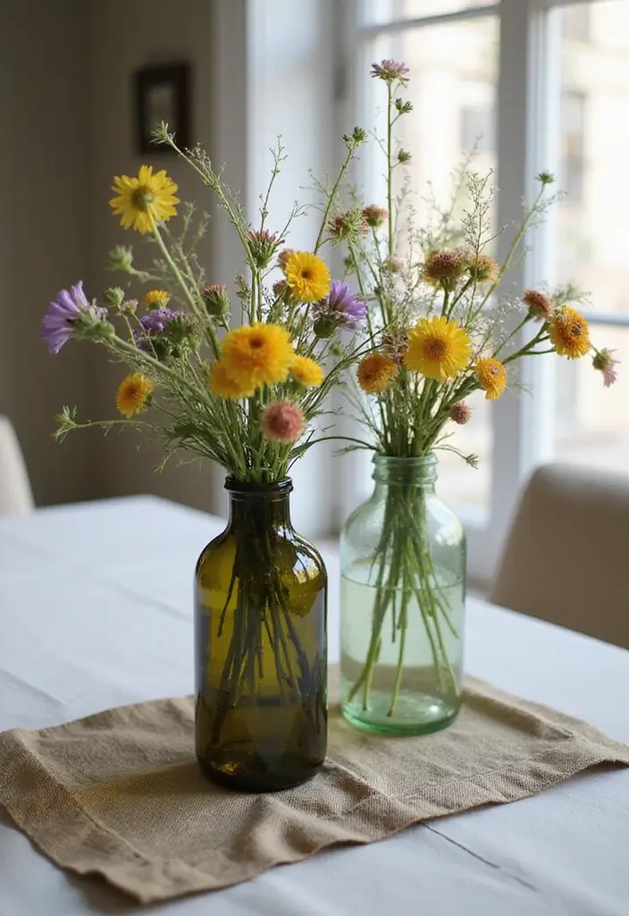 27 Craft Ideas That Are Easy, Fun, And Perfect For Everyone - 14. Upcycled Glass Bottle Vases