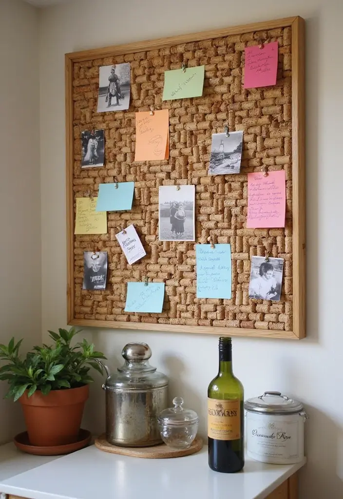27 Craft Ideas That Are Easy, Fun, And Perfect For Everyone - 25. DIY Wine Cork Bulletin Board