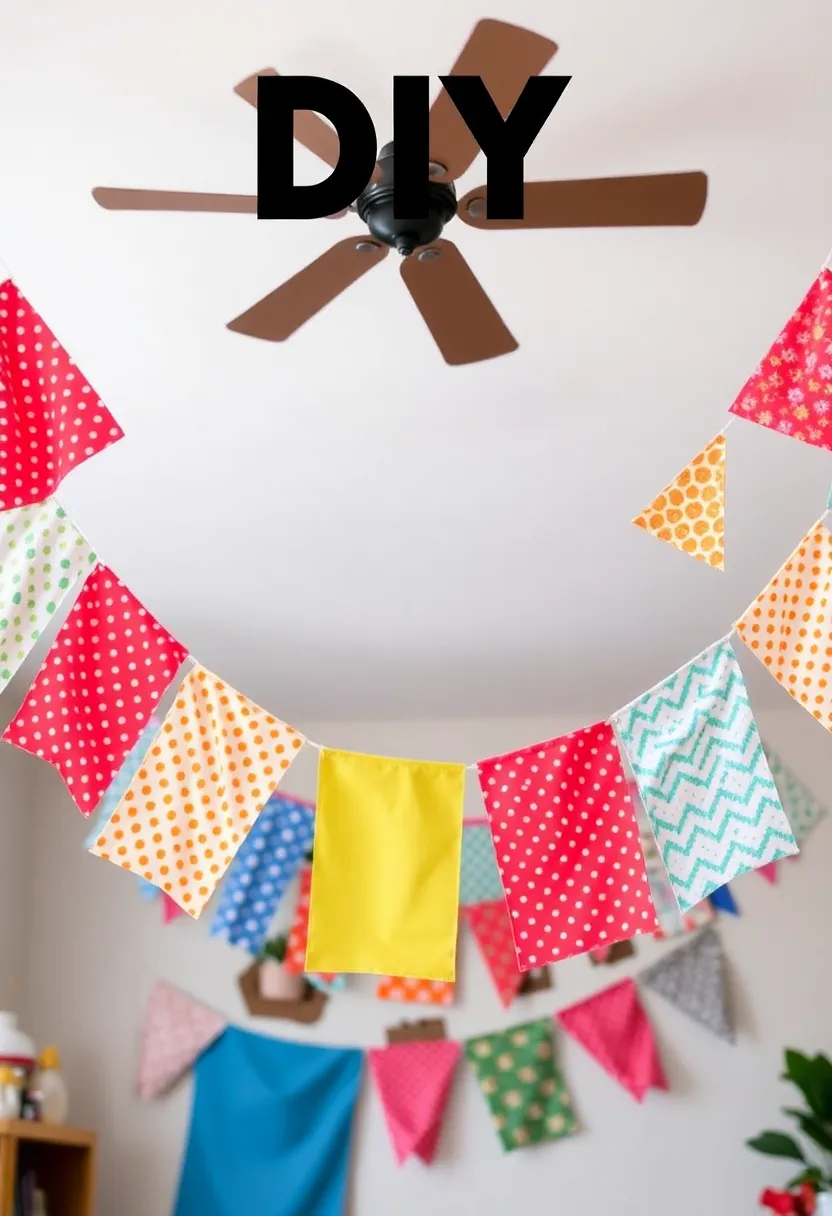 27 Craft Ideas That Are Easy, Fun, And Perfect For Everyone - 27. DIY Fabric Banners