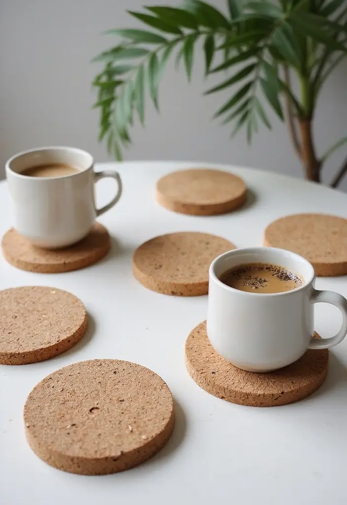 27 Craft Ideas That Are Easy, Fun, And Perfect For Everyone - 6. Cork Coasters