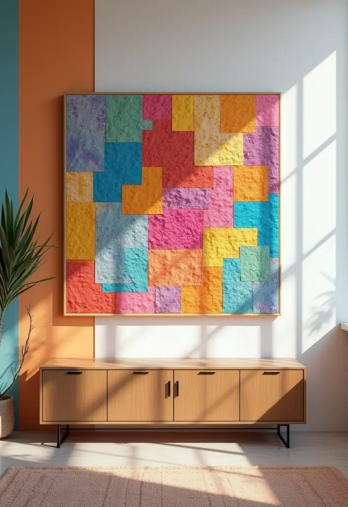 27 Craft Ideas With Paper That Turn Simple Sheets Into Art - 1. Upcycled Paper Wall Art