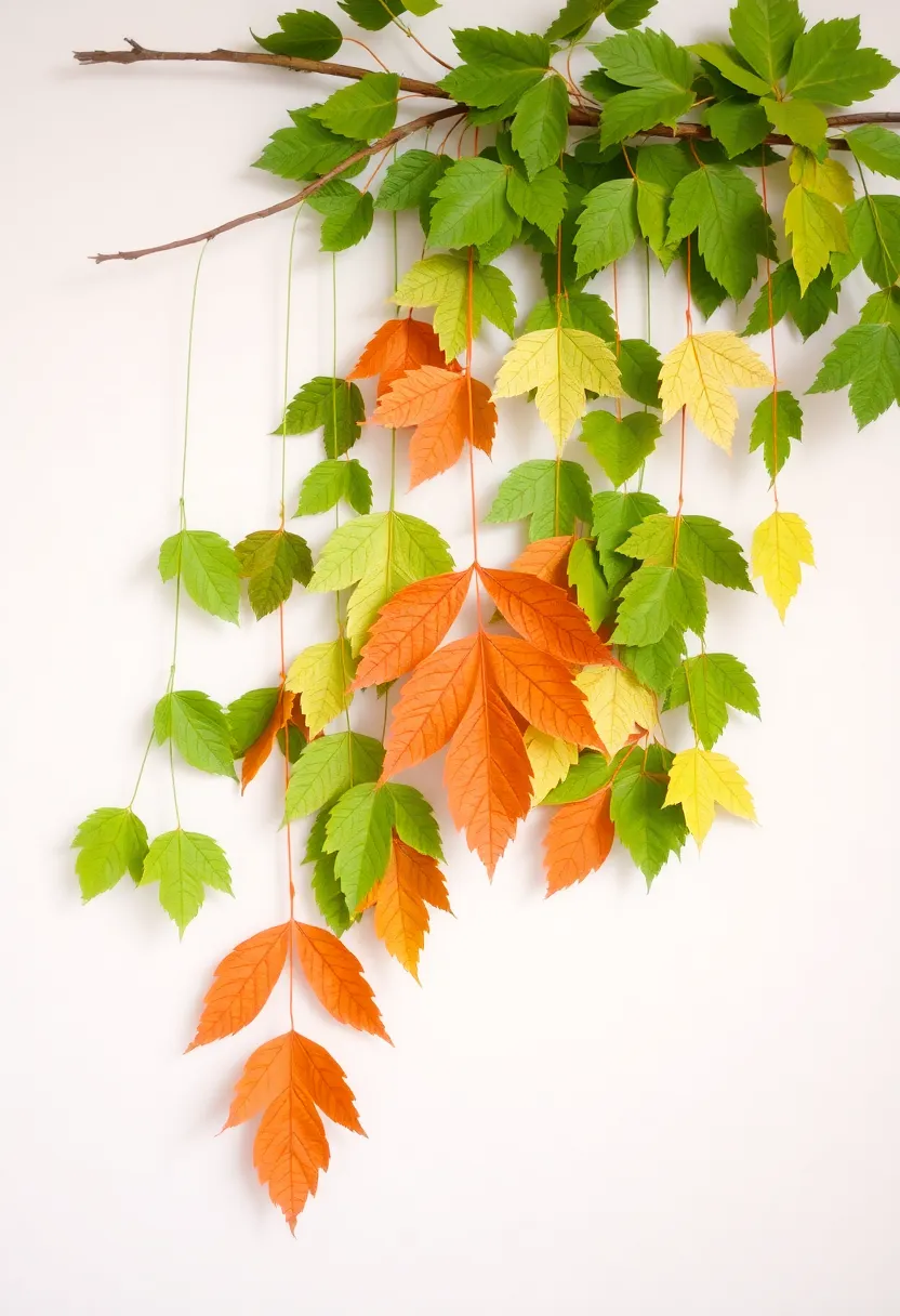27 Craft Ideas With Paper That Turn Simple Sheets Into Art - 11. Paper Leaf Wall Hangings