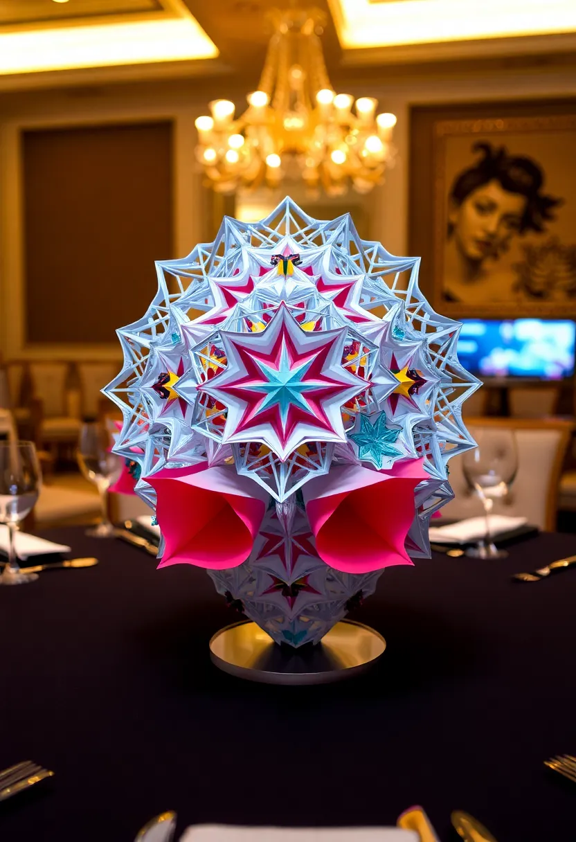 27 Craft Ideas With Paper That Turn Simple Sheets Into Art - 20. Paper Sculpture Centerpiece