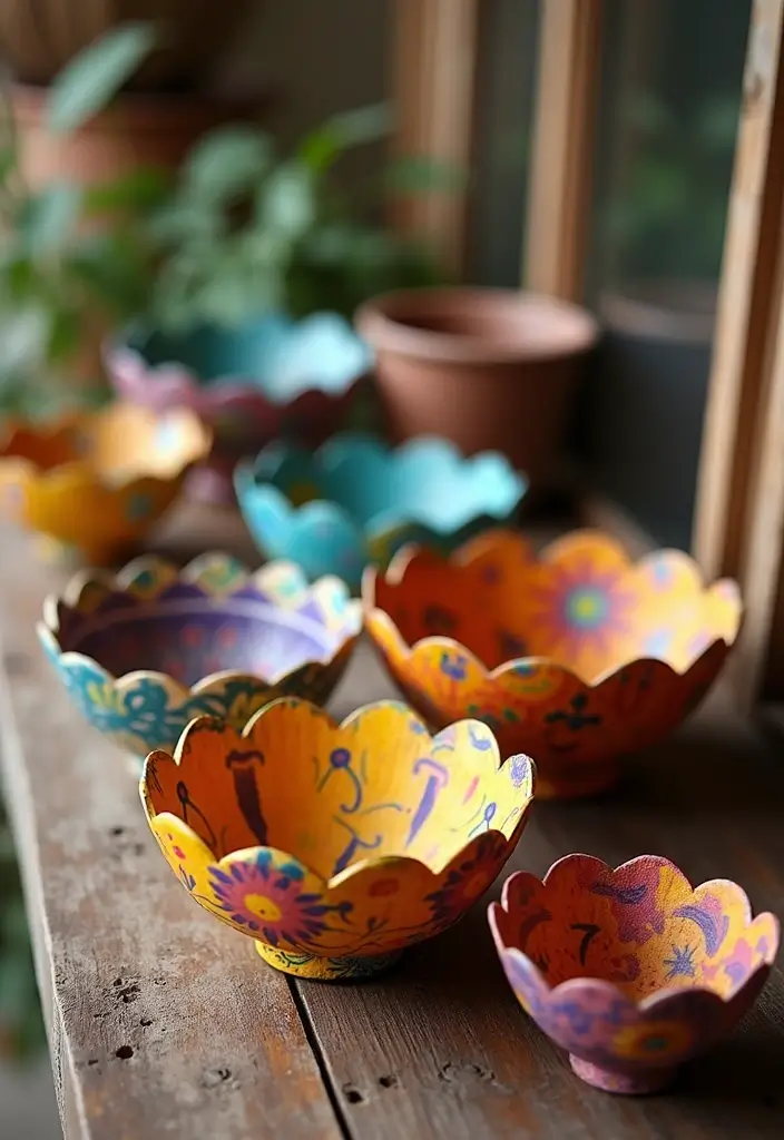 27 Craft Ideas With Paper That Turn Simple Sheets Into Art - 4. Paper Mache Bowls