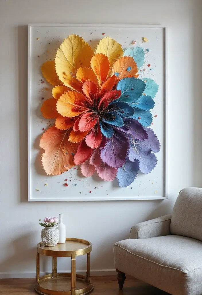 27 Craft Ideas With Paper That Turn Simple Sheets Into Art - 7. Layered Paper Wall Art